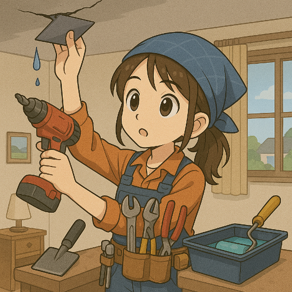 雨漏りはDIYで修理できるの?
